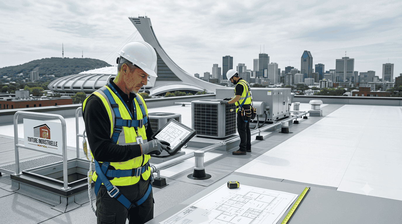 L'équipe de Toiture Industrielle Montréal